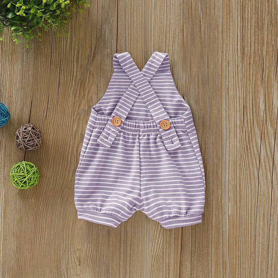 Salopeta cu dungi pentru bebelusi